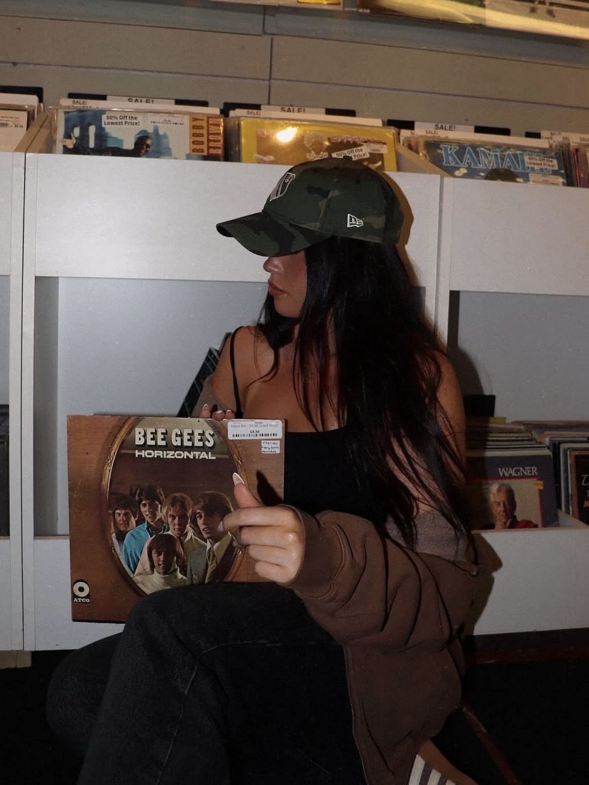 Savia Ashby wearing a cap
